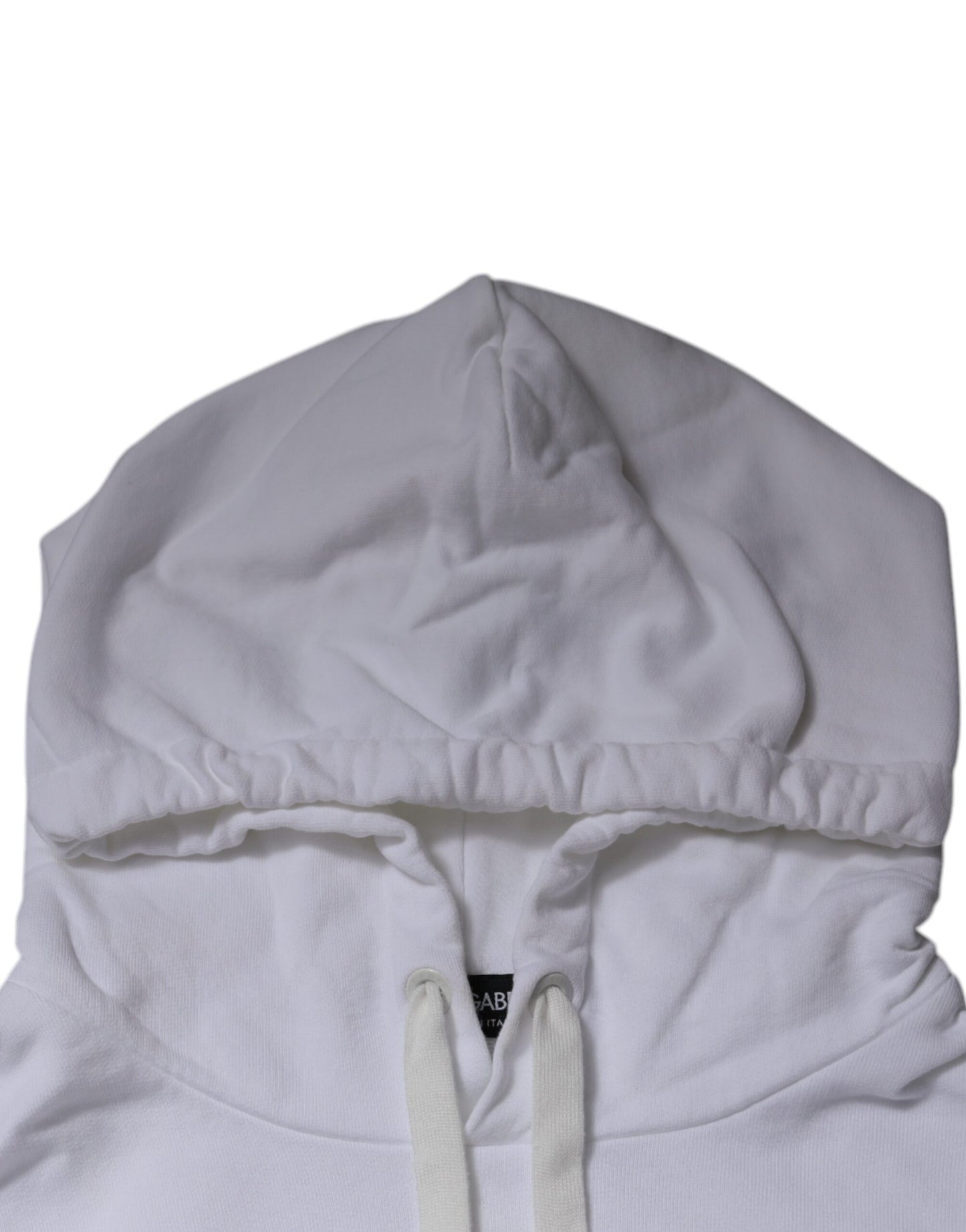 Dolce &amp; Gabbana Weißer Logo-Kapuzenpullover