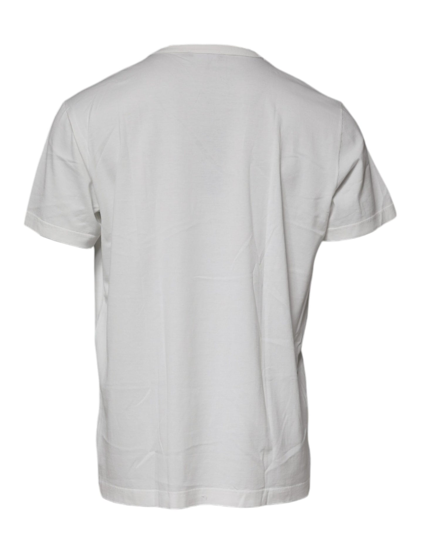 Dolce &amp; Gabbana Weißes Royals Heritage-Baumwoll-T-Shirt