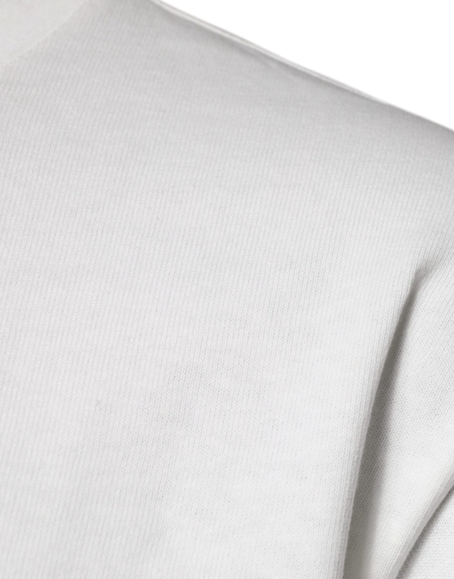 Dolce &amp; Gabbana – Weißes T-Shirt mit Rundhalsausschnitt und kurzen Ärmeln und DG-Logo