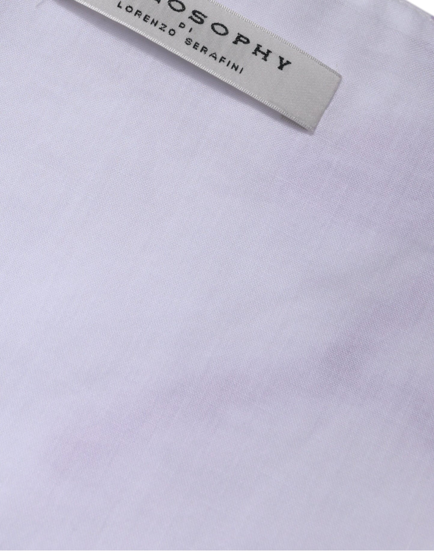 Philosophy – Weißes Maxikleid aus Baumwolle mit Blumenmuster