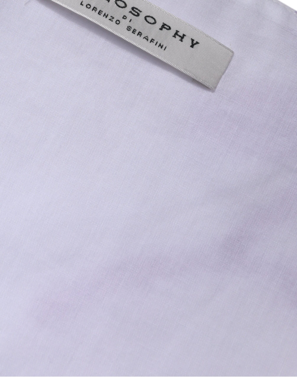 Philosophy – Weißes Maxikleid aus Baumwolle mit Blumenmuster