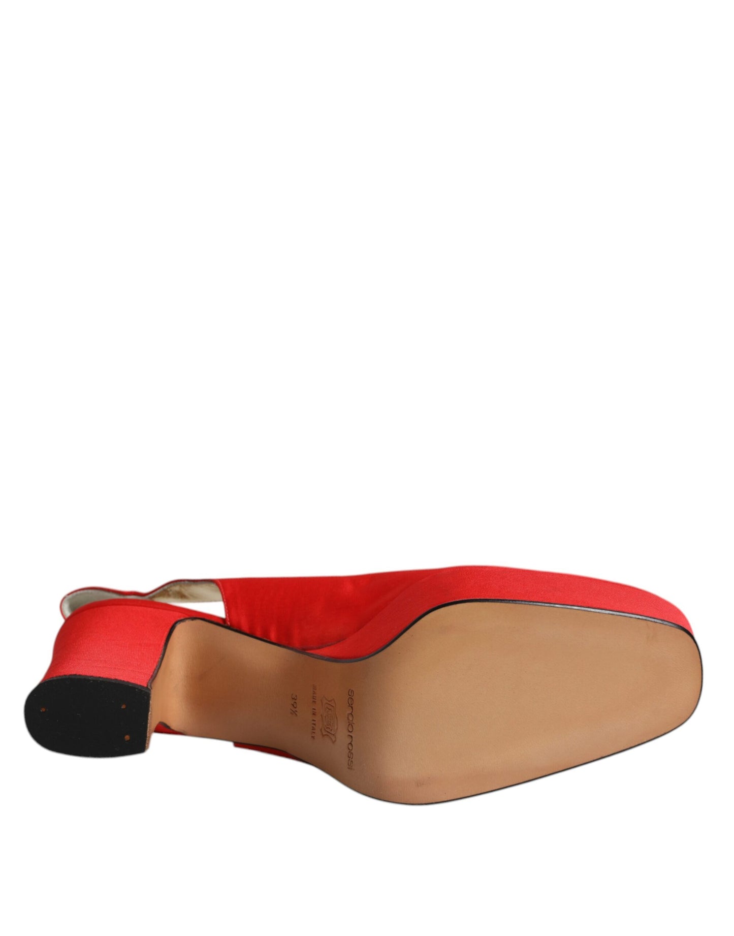 Dolce &amp; Gabbana Rote Plateau-Slingback-Sandalen