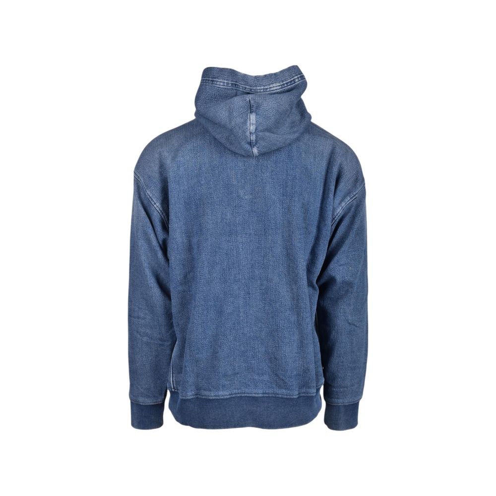 Blauer Baumwoll-Hoodie von Diesel
