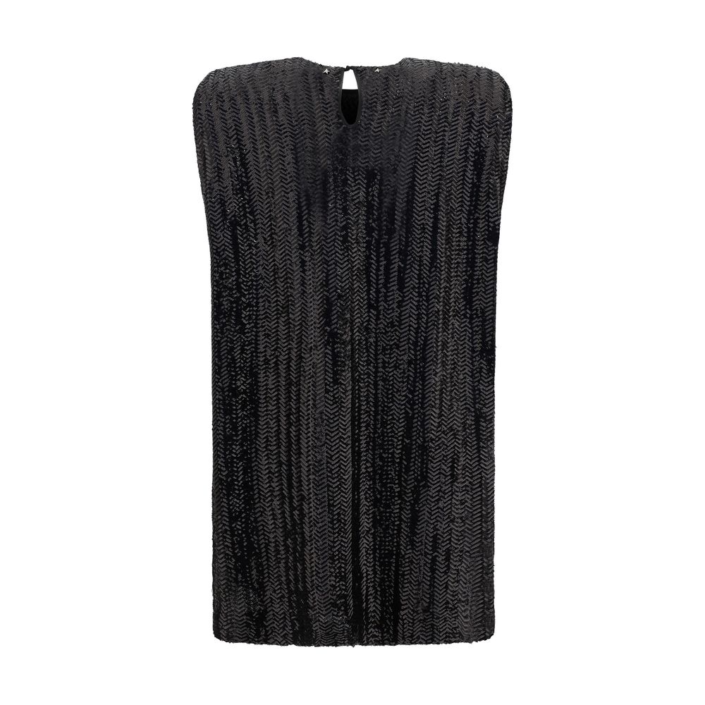 Schwarzes Cocktailkleid aus Polyester von Golden Goose