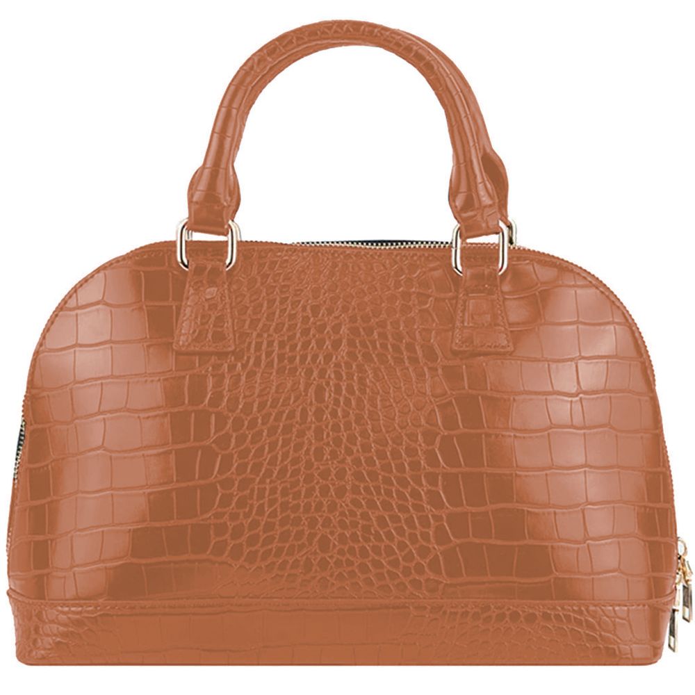 CRISTINAEFFE Braune Polyethylen-Handtasche