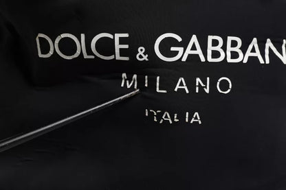 Dolce &amp; Gabbana – Schulrucksack aus Neopren und Nylon mit DG-Logo, Schwarz