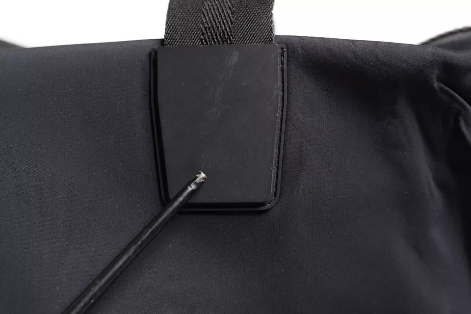 Dolce &amp; Gabbana Schwarze Canvas-Handtasche mit DG-Logo für Damen