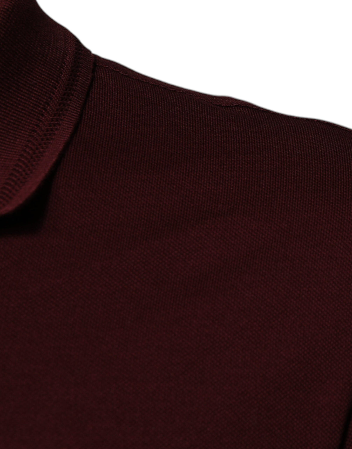 Dolce &amp; Gabbana – Kastanienbraunes Poloshirt mit Kragen und kurzen Ärmeln