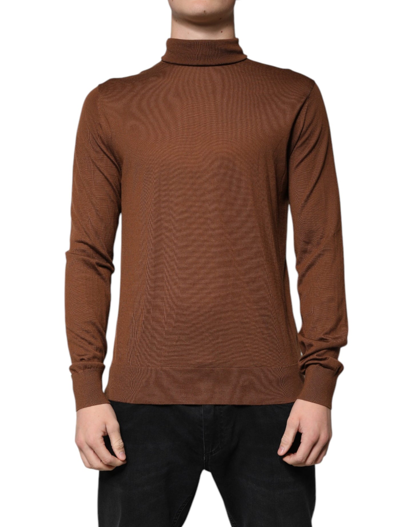 Dolce &amp; Gabbana Brauner Rollkragenpullover aus Kaschmir