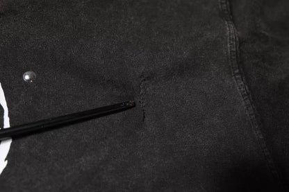 تي شيرت دولتشي آند غابانا رمادي بطبعة جلد النمر من القطن برقبة دائرية