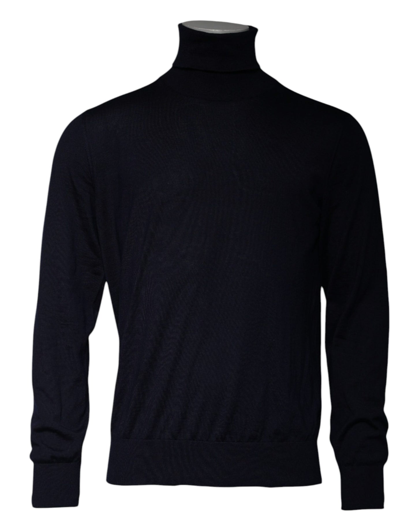 Dolce &amp; Gabbana Blauer Rollkragenpullover aus Kaschmir