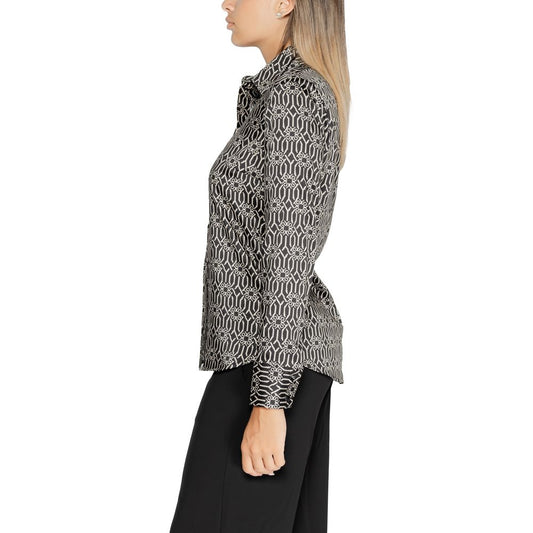 Rinascimento Schwarze Polyesterbluse