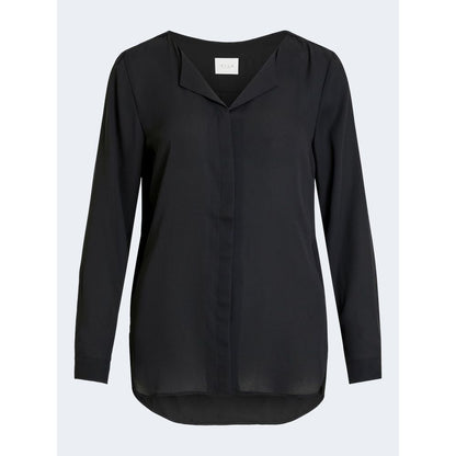 Vila Clothes Schwarze Polyesterbluse