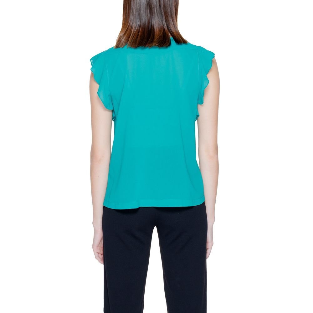 Rinascimento Green Polyester Blouse
