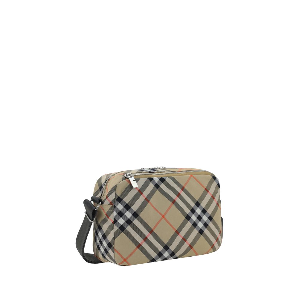 Burberry Schultertasche aus beigem Polyester