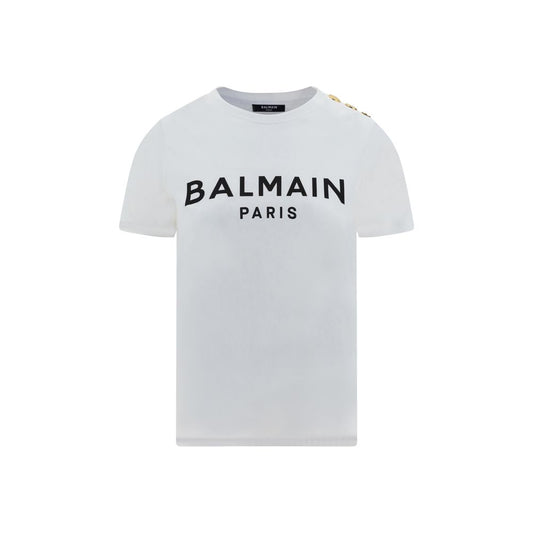 T-Shirt mit Balmain-Logo