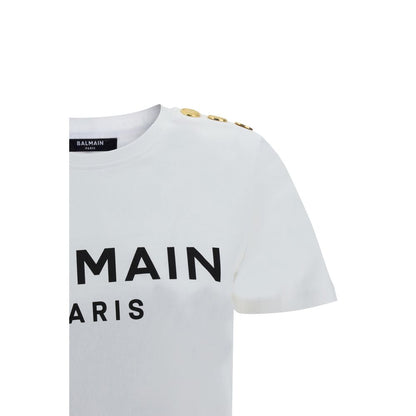 T-Shirt mit Balmain-Logo