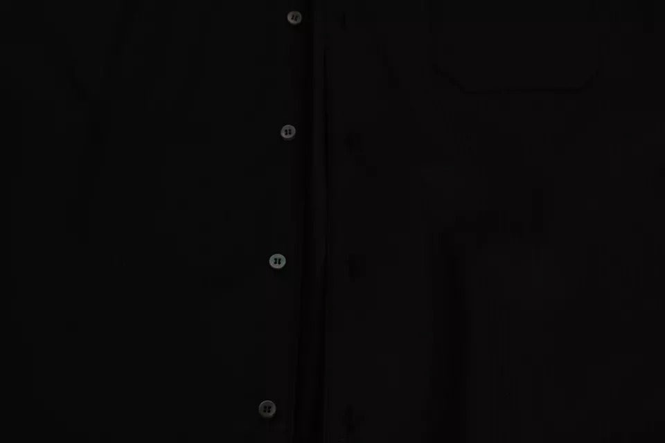 Dolce &amp; Gabbana – Blaues Pyjama-Lounge-Shirt aus gestreifter Baumwolle