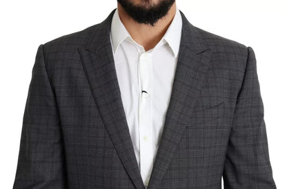 Dolce &amp; Gabbana Grauer 2-teiliger MARTINI-Anzug aus Wolle für Herren
