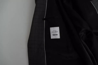 Dolce &amp; Gabbana Grauer 2-teiliger MARTINI-Anzug aus Wolle für Herren