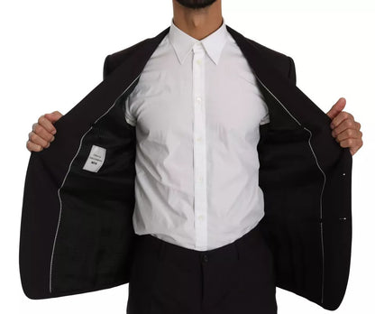 Dolce &amp; Gabbana Lila MARTINI Wollstretch 2-teiliger Anzug