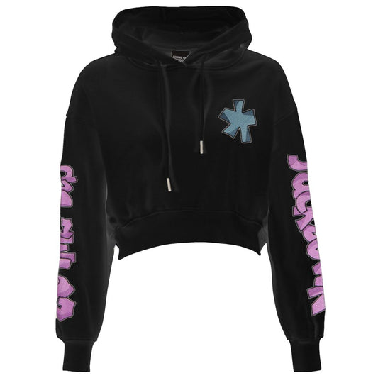 Comme Des Fuckdown Schwarzes Baumwoll-Sweatshirt für Damen