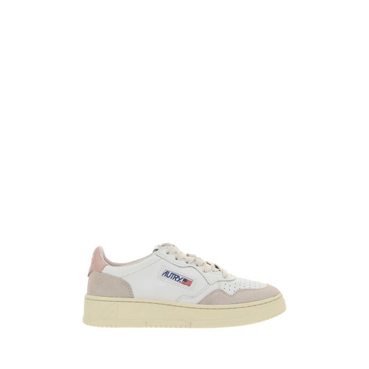 Autry – Weiße niedrige Leder-Sneaker