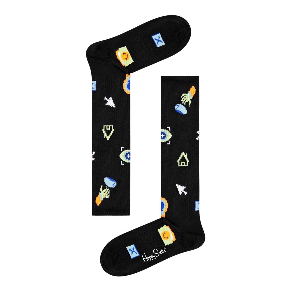 Happy Socks Schwarze Baumwollsocken