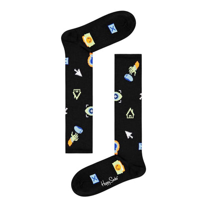 Happy Socks Schwarze Baumwollsocken