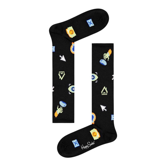 Happy Socks Schwarze Baumwollsocken