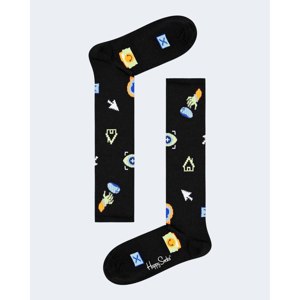 Happy Socks Schwarze Baumwollsocken
