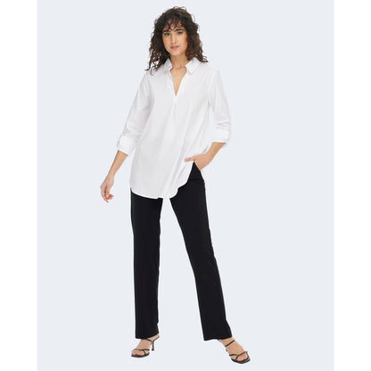 Jacqueline De Yong Schwarze Elastanhose