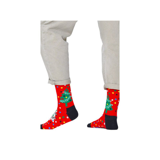Happy Socks Rote Baumwollsocken