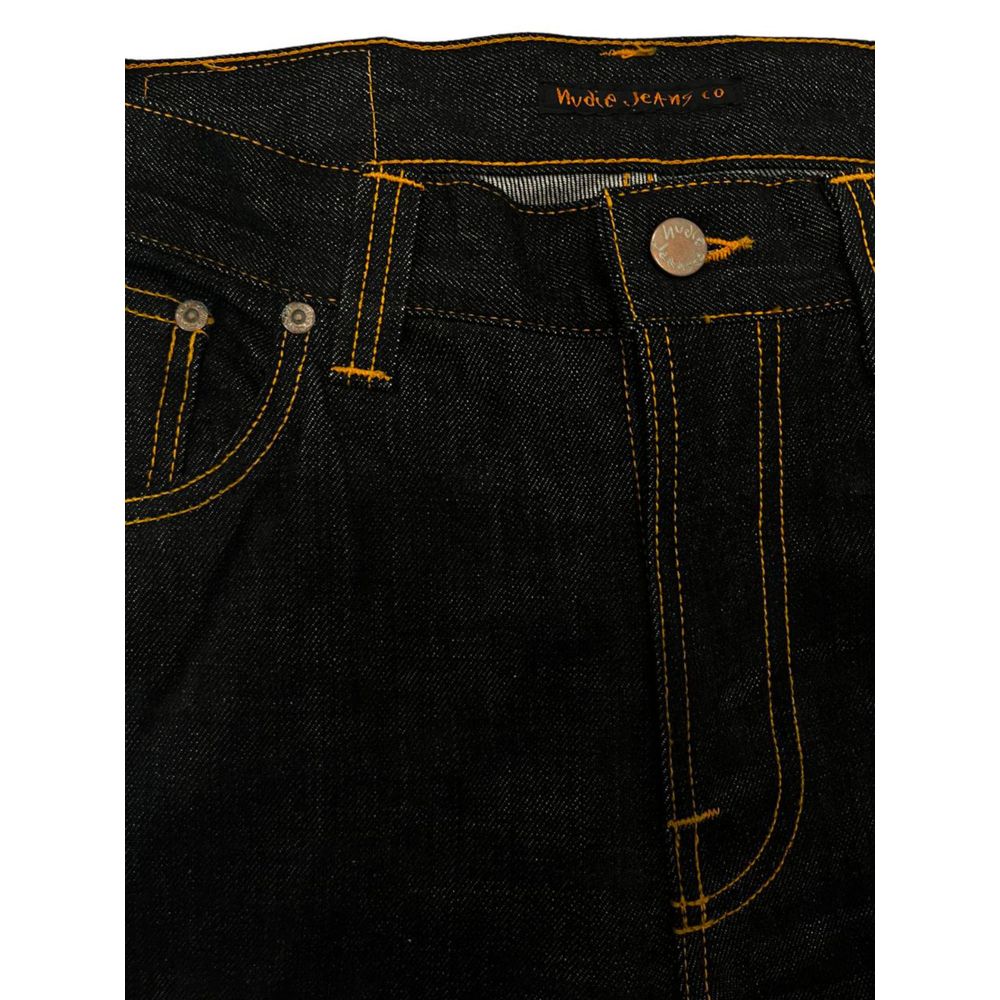 Nudie Jeans Schwarze Baumwolljeans für Herren