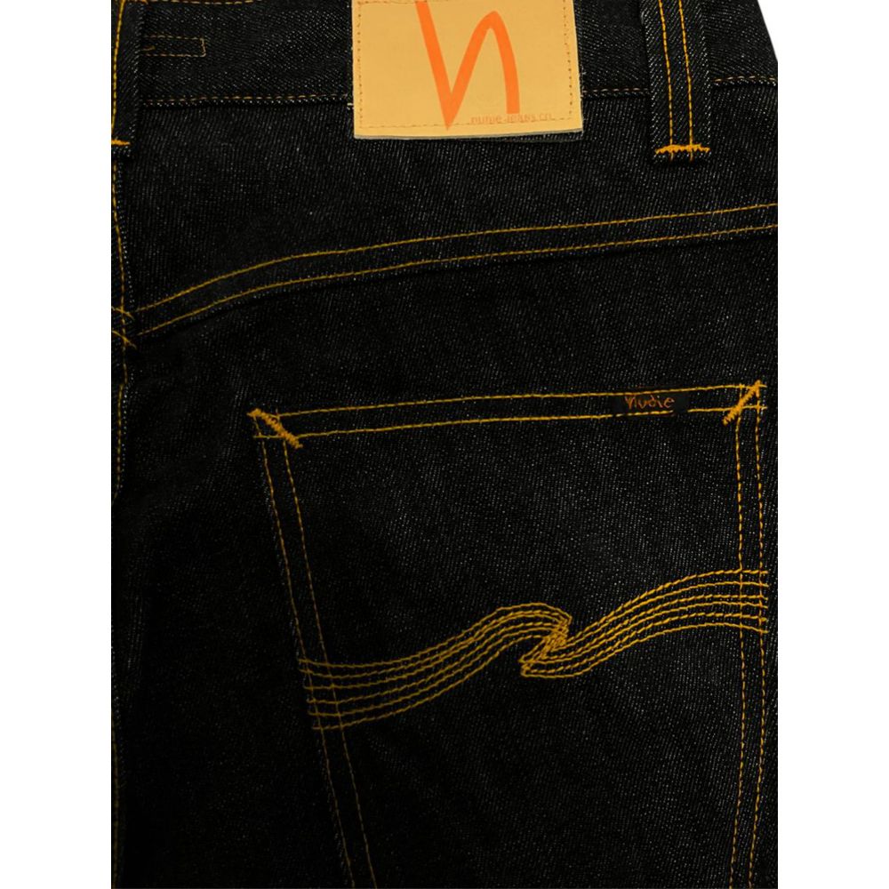 Nudie Jeans Schwarze Baumwolljeans für Herren