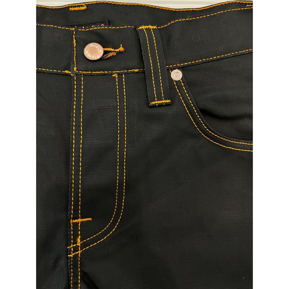 Nudie Jeans – Schwarze Baumwolljeans für Herren