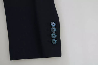 Dolce &amp; Gabbana – MARTINI – Blazerweste aus blauer Wolle, 2-teilig