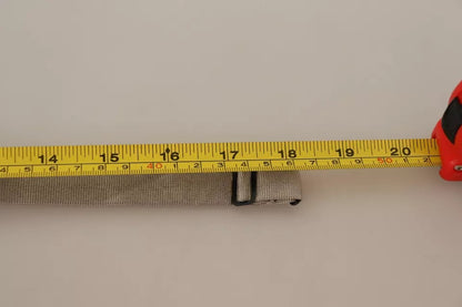 Dolce &amp; Gabbana – Silbergraue, verstellbare Fliege aus 100 % Seide