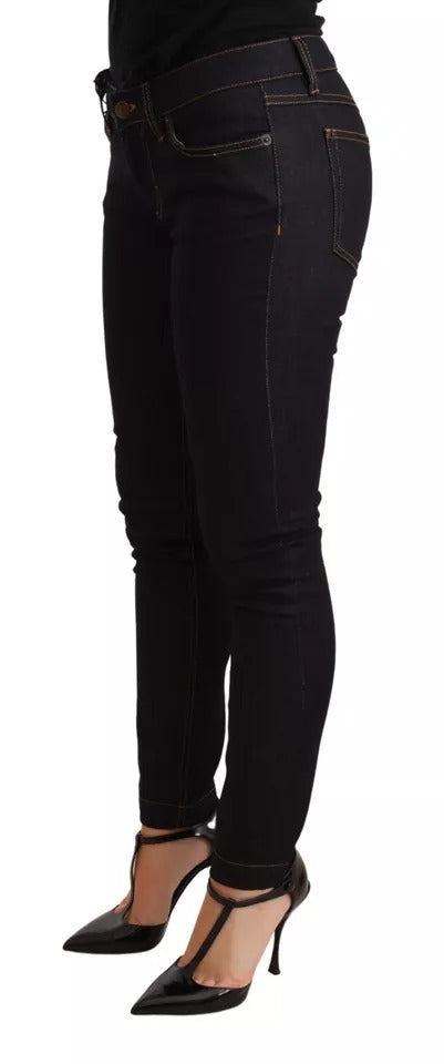 Dolce &amp; Gabbana – Slim Fit-Jeans aus Stretch-Baumwolle in Blau