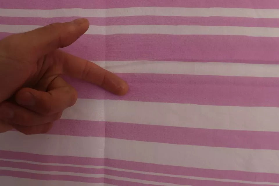 Dolce &amp; Gabbana – Cannes – Rosa-weiß gestreifter Wickelschal