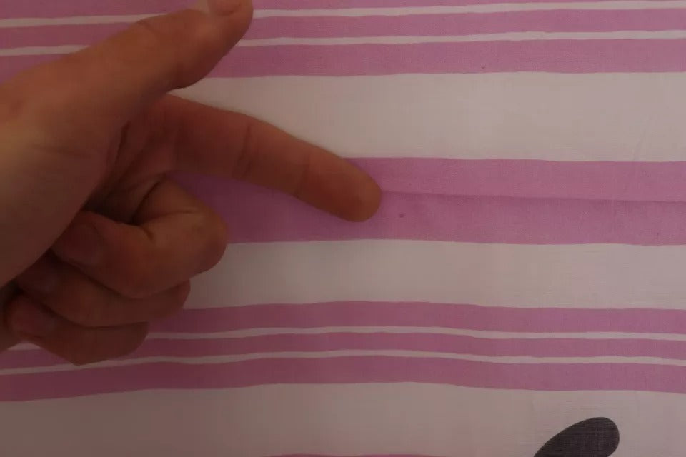 Dolce &amp; Gabbana – Rosa-weiß gestreifter Wickelschal aus Baumwolle