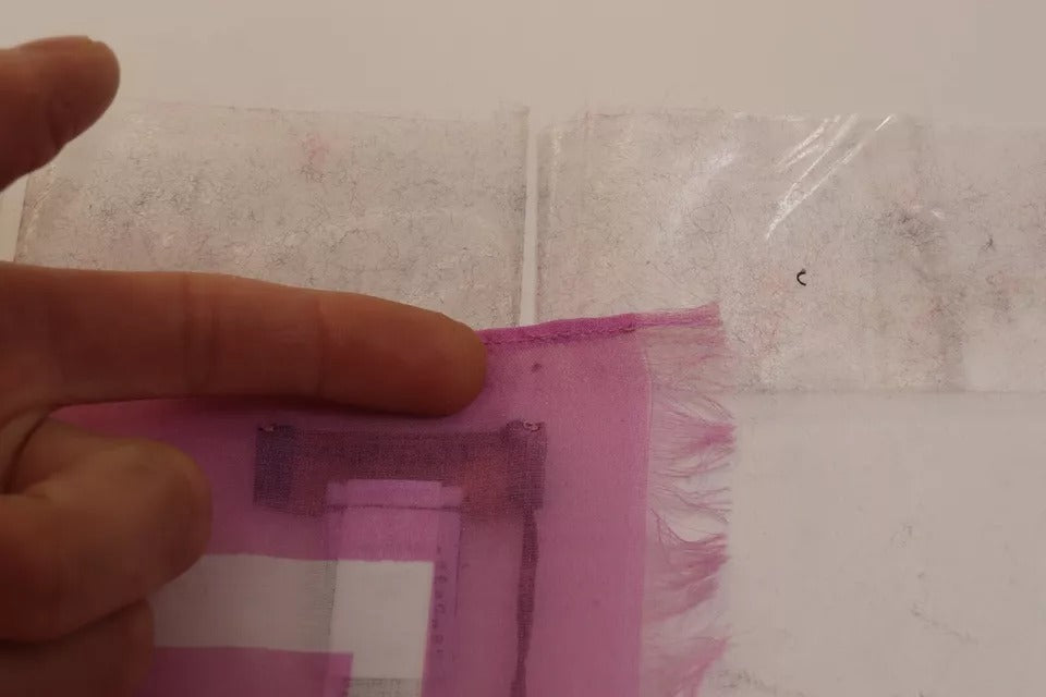 Dolce &amp; Gabbana – Rosa-weiß gestreifter Wickelschal aus Baumwolle