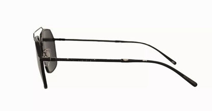 Dolce &amp; Gabbana DG2250 – Quadratische Sonnenbrille aus schwarzem Metall mit Vollrand