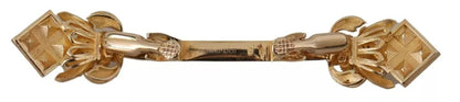 Dolce &amp; Gabbana – Kragenstopper-Brosche aus vergoldetem 925er Sterlingsilber mit Kristallen