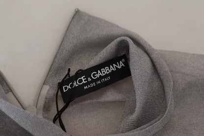 Dolce &amp; Gabbana Grauer durchsichtiger Rollkragenpullover