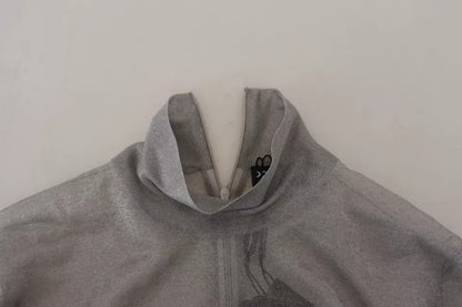 Dolce &amp; Gabbana Grauer durchsichtiger Rollkragenpullover