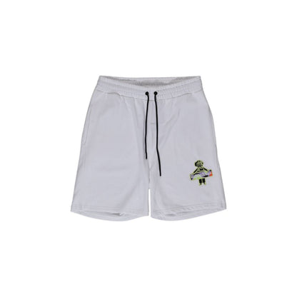Refrigiwear Weiße Baumwoll-Bermudashorts