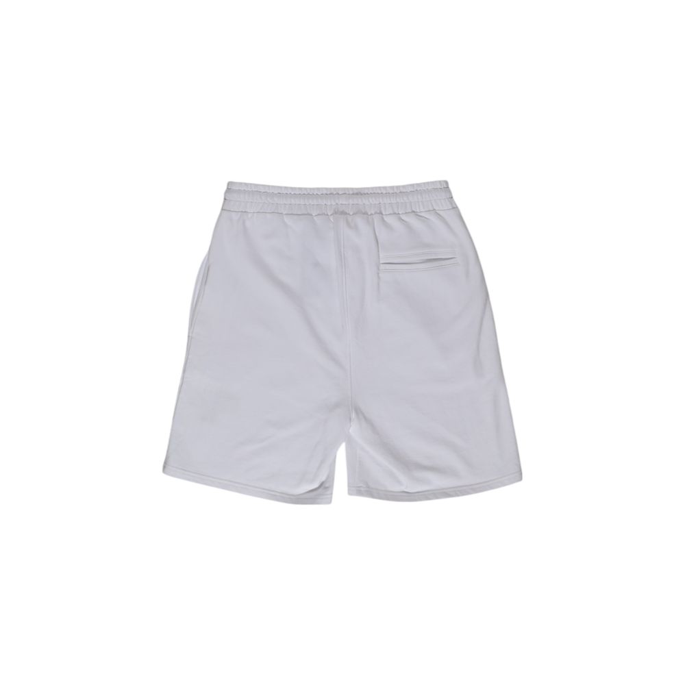 Refrigiwear Weiße Baumwoll-Bermudashorts
