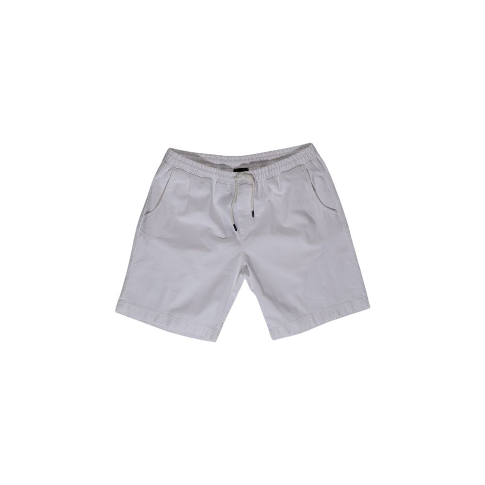 Refrigiwear Weiße Baumwoll-Bermudashorts