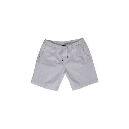 Refrigiwear Weiße Baumwoll-Bermudashorts